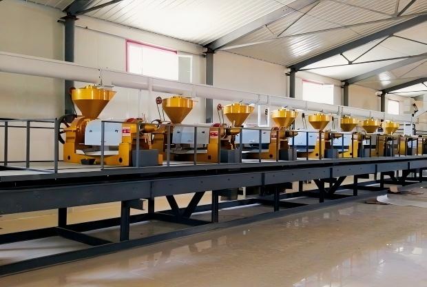 亚麻籽油榨油设备生产线